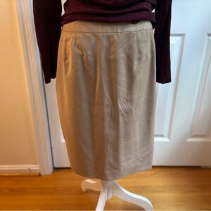 LOFT Tan Pencil Skirt